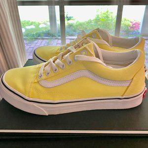 Old Skool Vans, USA Women’s 8, Lemon Tonic